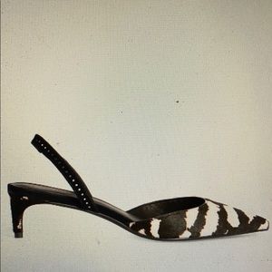 ALLSAINTS MIA LEATHER SLINGBACK SHOES